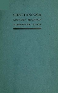 Cover of Chattanooga or Lookout Mountain and Missionary Ridge from Moccasin Point — Reading Notes