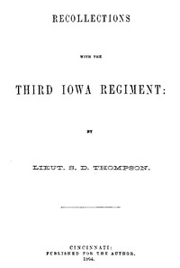 Cover of Recollections with the Third Iow...