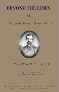 Cover of Beyond the Lines; Or, A Yankee Prisoner Loose in Dixie — A Reader’s Guide