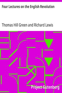 Cover of Four Lectures on the English Revolution — Background and Themes