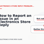 How to Report an Issue in an Electronics Store Reply