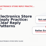 Electronics Store Reply Practice: Clear Reply Patterns