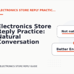Electronics Store Reply Practice: Natural Conversation Lines