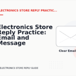 Electronics Store Reply Practice: Email and Message Examples